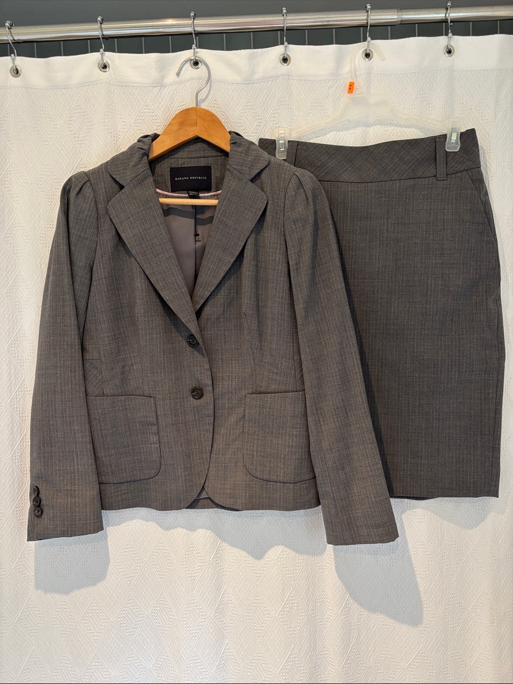 Banana Republic Grey Suit
